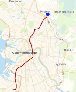 Станция метро Девяткино Санкт Петербурга