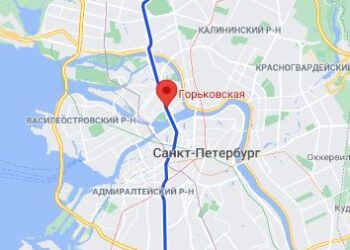 район метро Горьковская СПБ